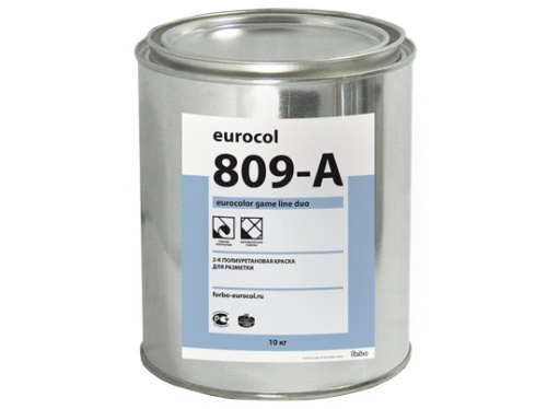 Paint for marking sports grounds 809A Eurocolor Game Line Duo Red