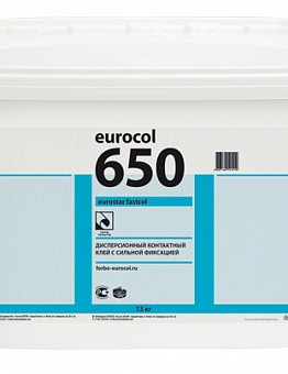 Dispersion contact adhesive 650 EUROSTAR FASTCOL 3kg