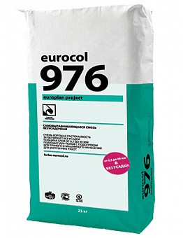 Self-levelling mix without shrinkage 976 EUROPLAN PROJECT